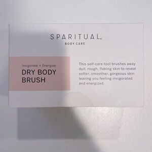 Sparitual Body Care Dry Body Brush- brand new with tags!